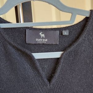 Black cashmere dress, NWOT.